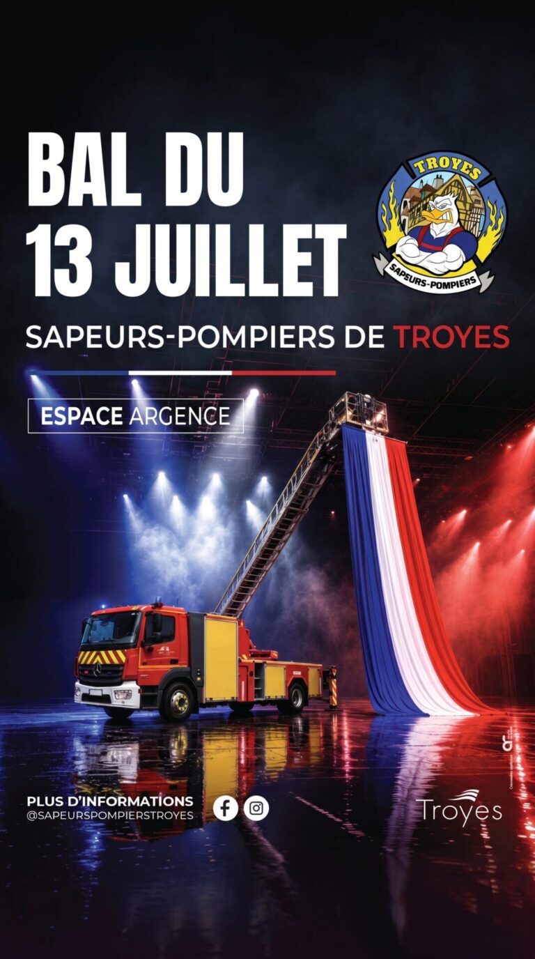 Bal populaire à Troyes le 13 juillet 2026