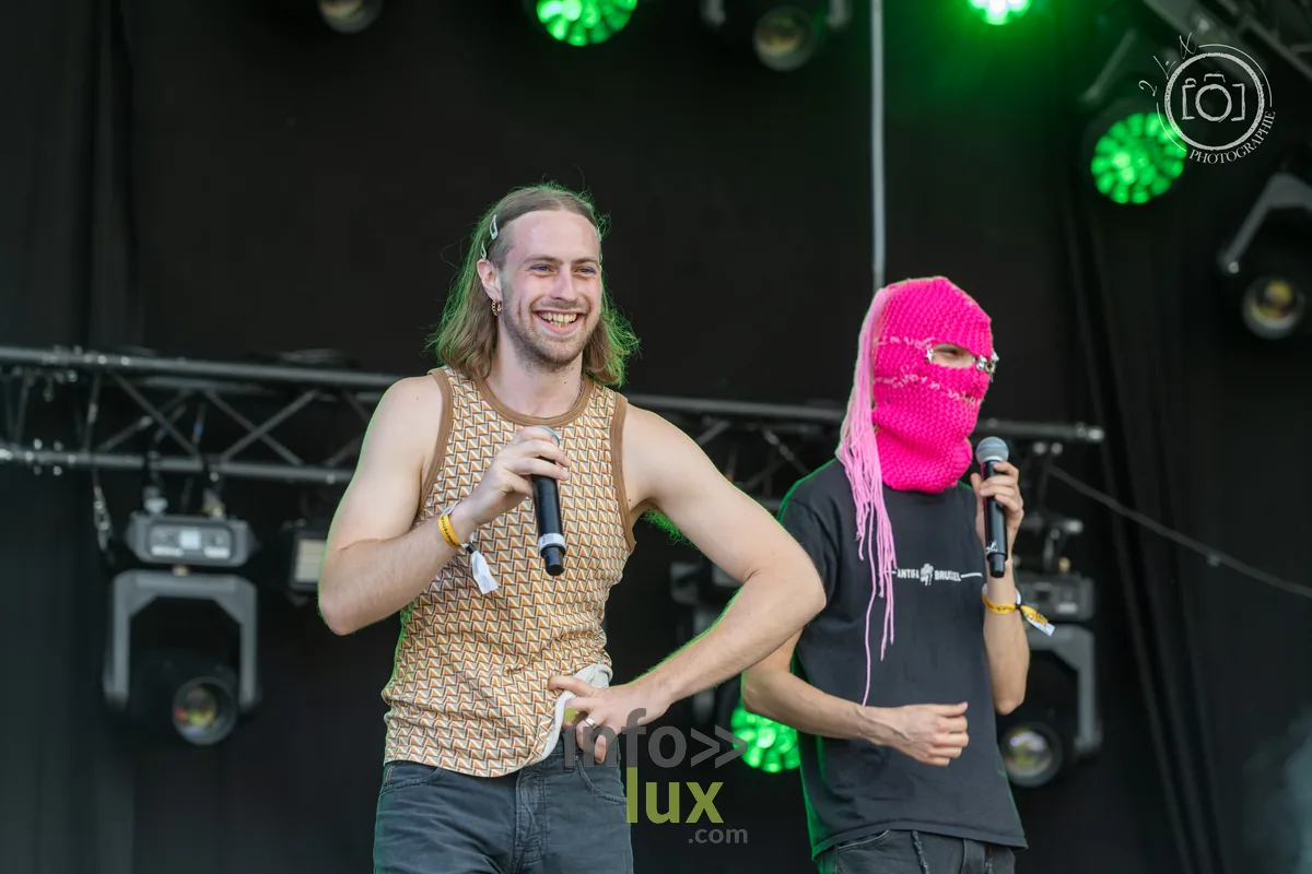 Achille & Tmoin sur la Lavish Stage (tremplin) au Baudet'stival 2026 de Bertrix