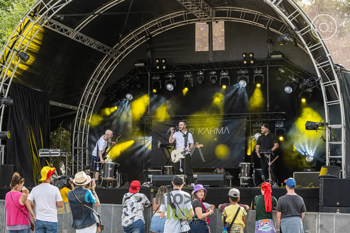 Atlas Karma sur la Lavish Stage (tremplin) au Baudet'stival 2026 de Bertrix
