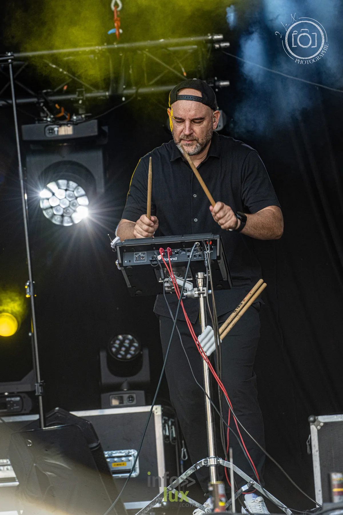 Atlas Karma sur la Lavish Stage (tremplin) au Baudet'stival 2026 de Bertrix