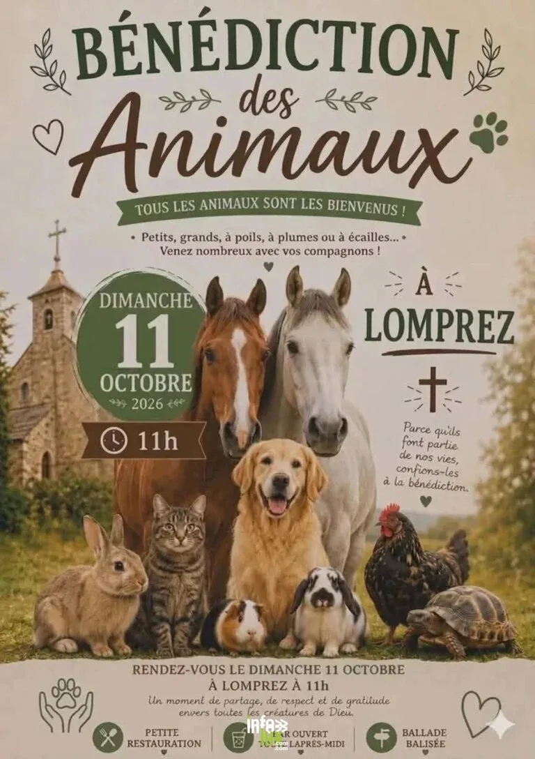 Wellin > Sortie > Bénédiction des animaux 2026