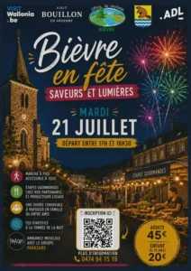Bièvre en Fête. Saveurs et Lumières à Bièvre (Fête Nationale du 21 juillet)