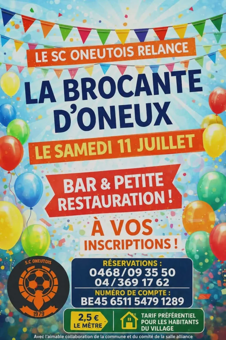 Comblain-au-Pont > Brocante > Brocante d’Oneux