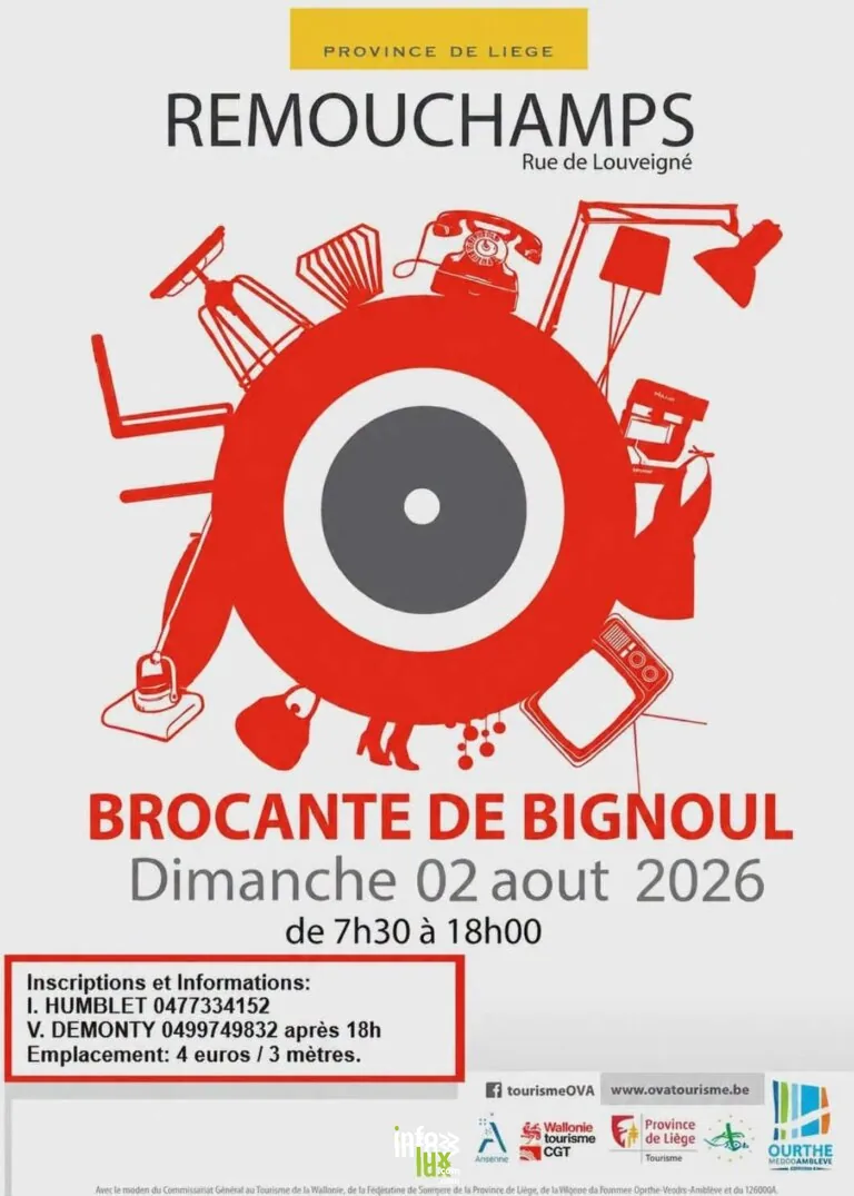 Aywaille > Brocante > Brocante de Bignoul 2026