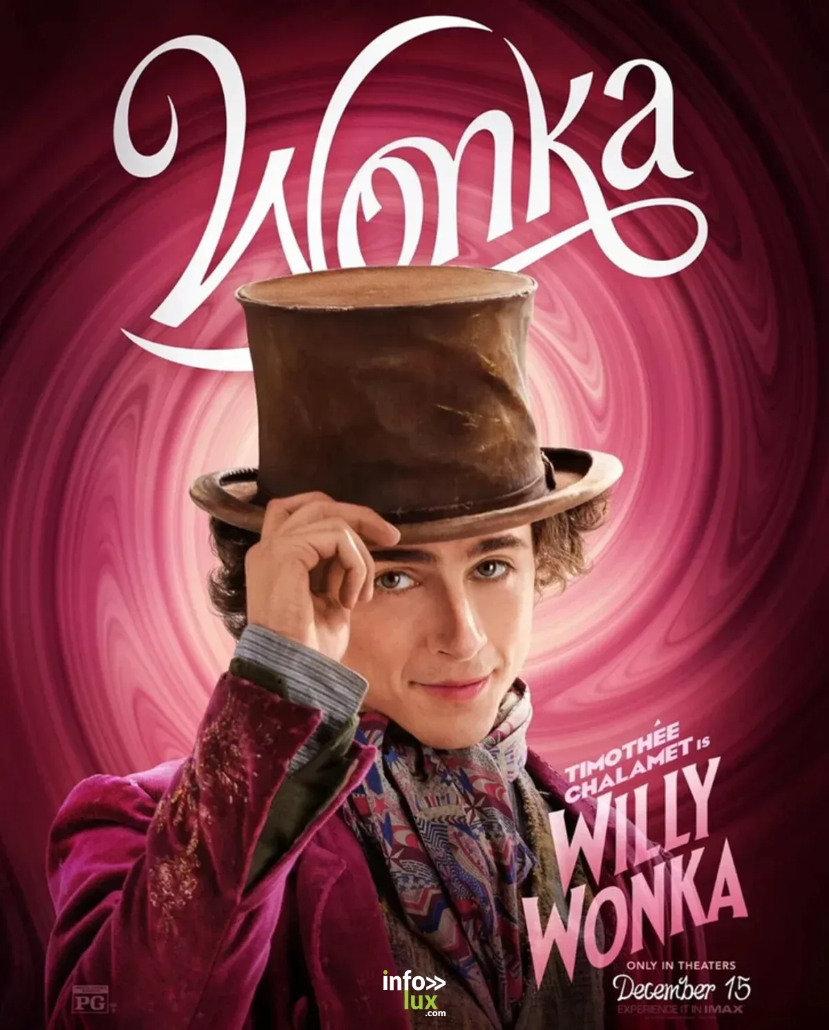 Affiche officielle Cinéma en plein air - "Wonka" 2026