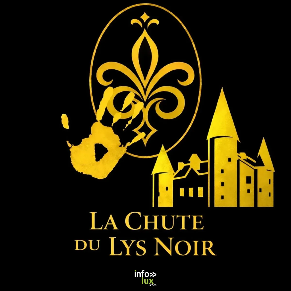 Affiche officielle Cluedo - La chute du Lys Noir 2026