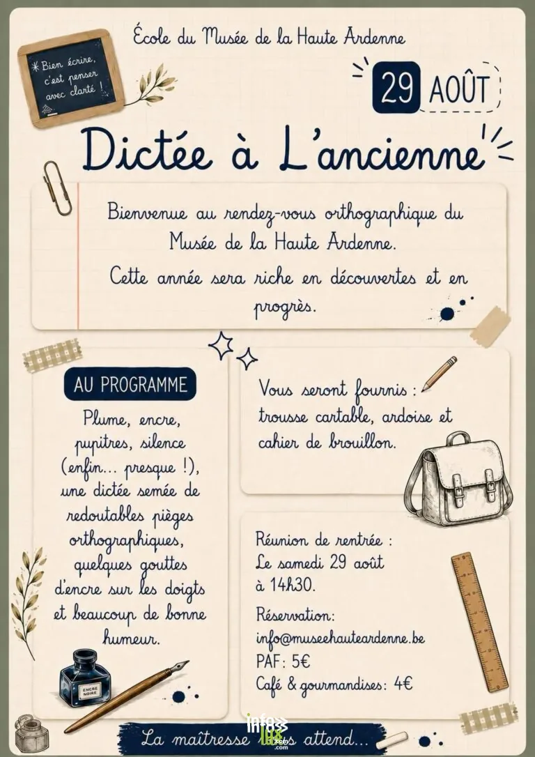 Trois-Ponts > Sortie > Dictée à l’ancienne à Wanne 2026