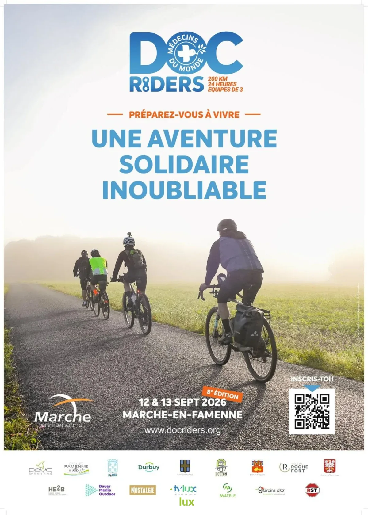 Affiche officielle Doc Riders 2026