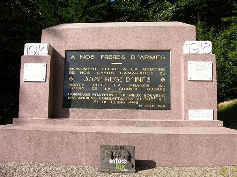 dt monument du 358eme r i badonviller