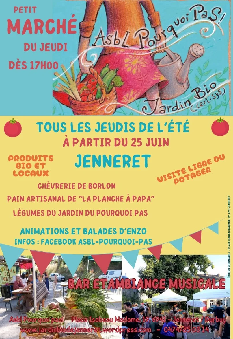 Mini marché des producteurs à Durbuy (Fête Nationale du 21 juillet)