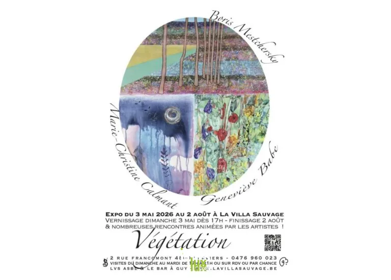 Expo à la Villa Sauvage : Végétation 2026