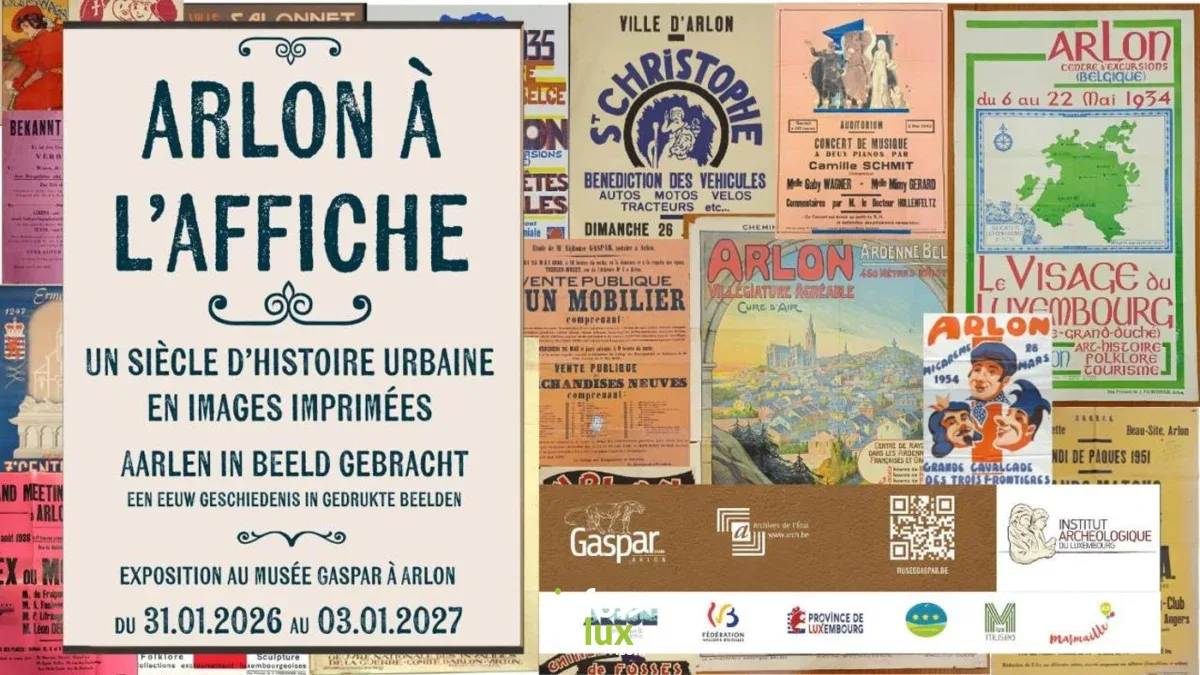 Affiche officielle Exposition — Arlon à l'Affiche 2026