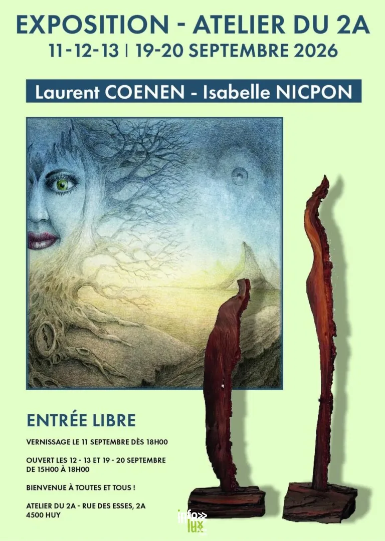 Exposition de Laurent Coenen et Isabelle Nicpon 2026
