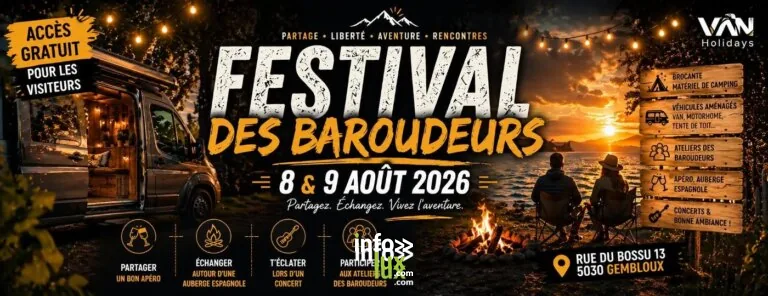 Gembloux > Festival > Festival des Baroudeurs 2026