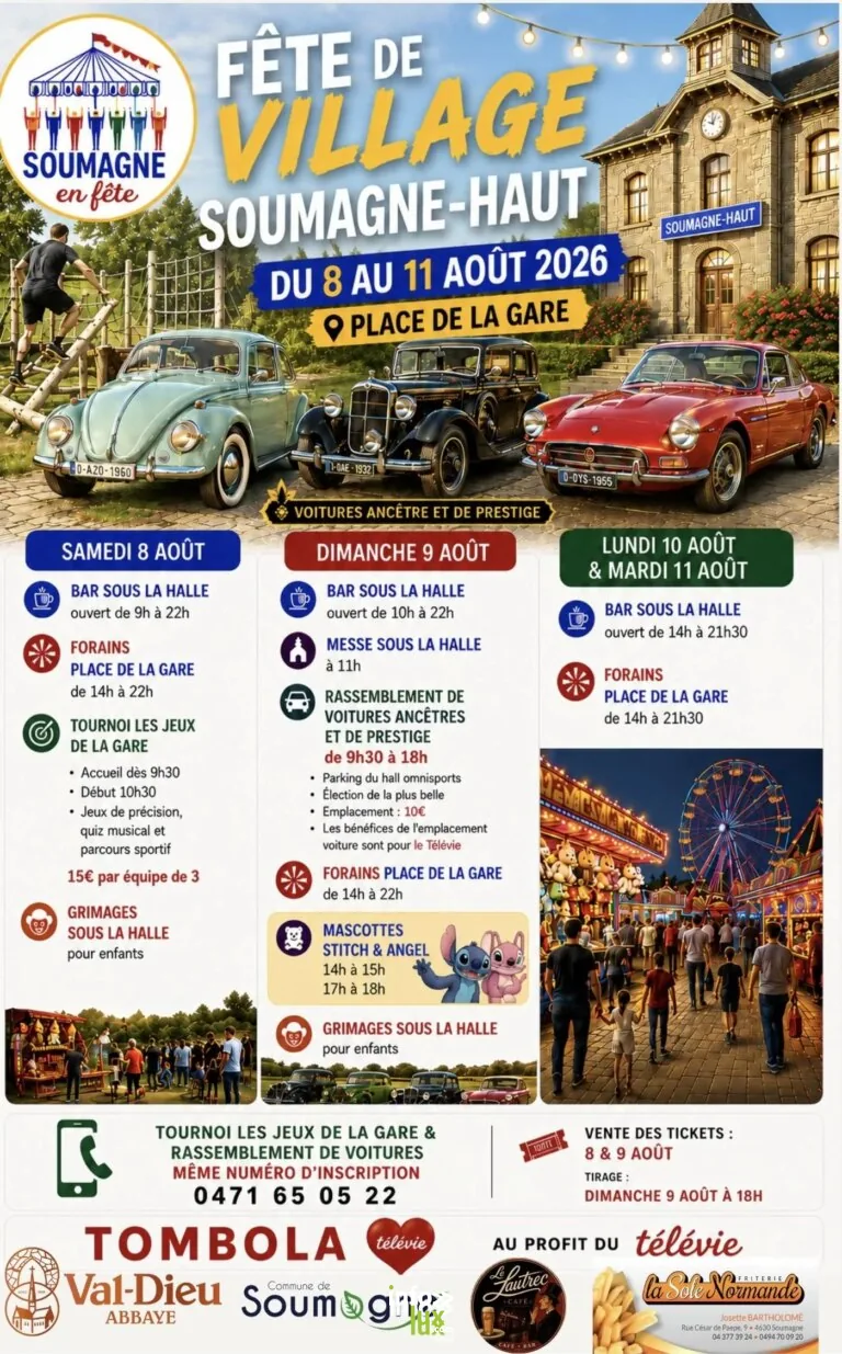 Soumagne > Fête > Fête à Soumagne-haut 2026