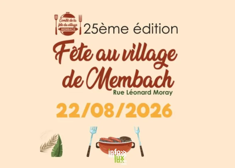 Baelen > Fête > Fête du village de Membach 2026