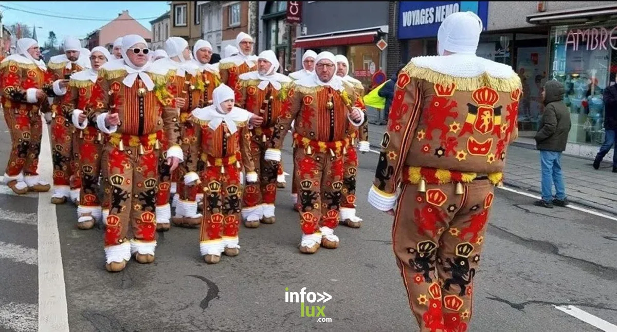 Affiche officielle Fête foraine de Ligny, marche folklorique et carnaval des gilles 2026
