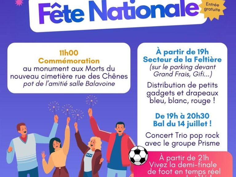 Feu d’artifice à Fameck le 14 juillet 2026