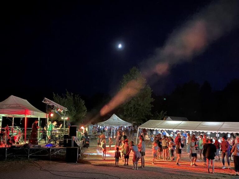 Feu d'artifice à Labaroche le 14 juillet