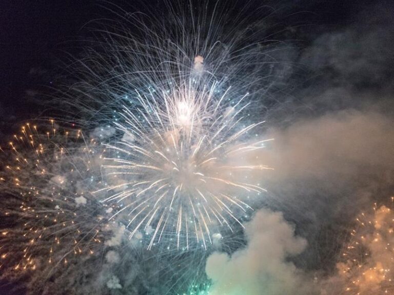 Feu d'artifice à Leimbach le 14 juillet