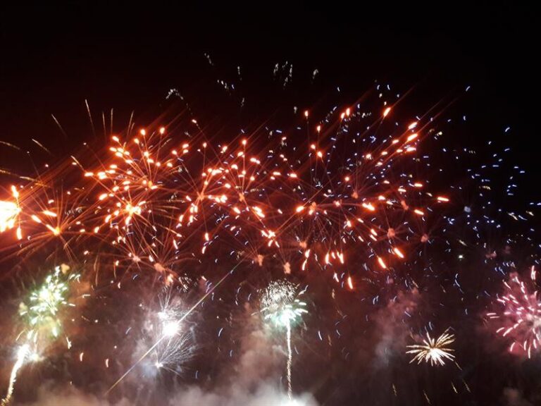 Feu d'artifice à Nordhouse le 14 juillet