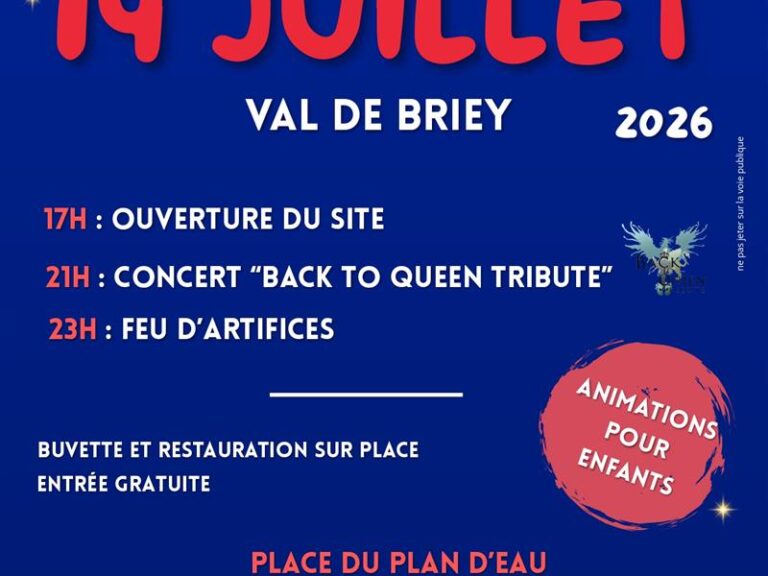 Feu d’artifice à Val de Briey le 14 juillet 2026