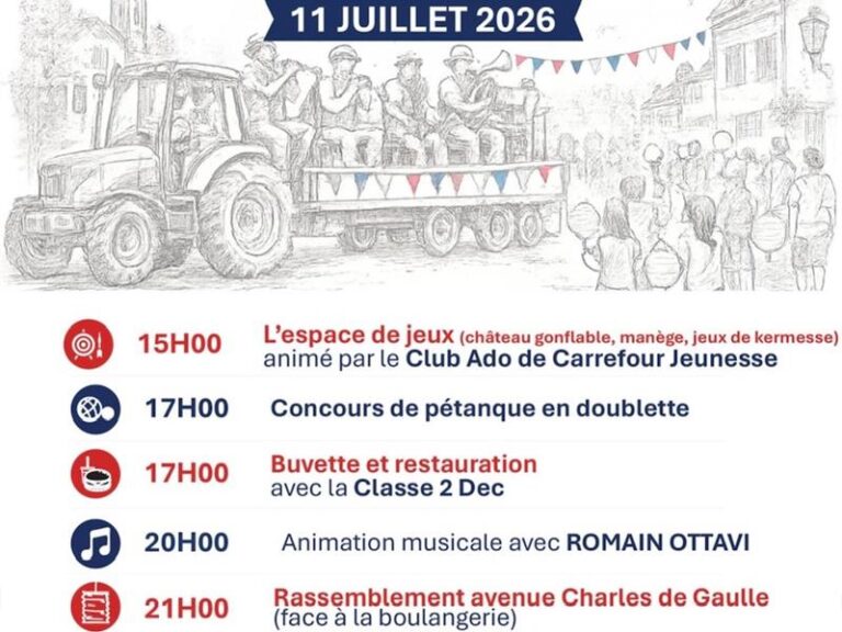 Feu d’artifice à Valleroy le 11 juillet 2026