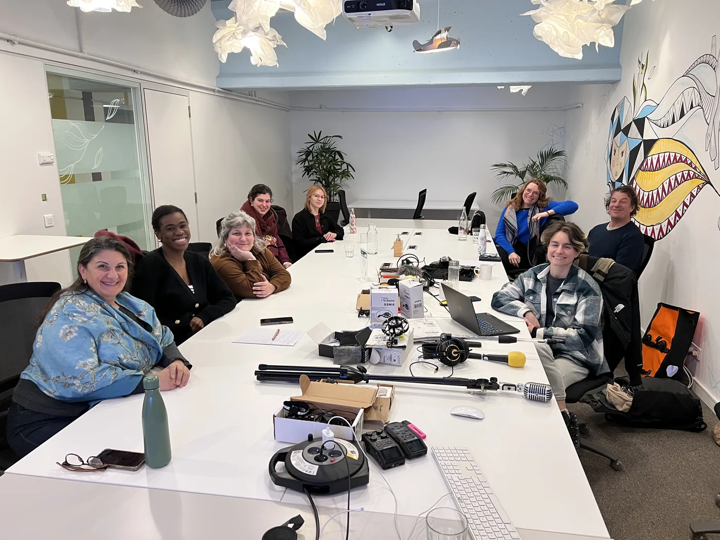 Studio et formation podcast chez The Podcast Factory Org a Evere