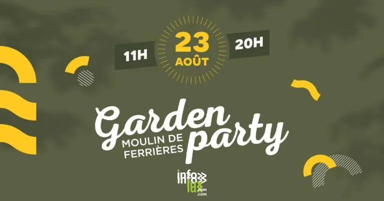Héron > Concert > Garden Party au Moulin de Ferrières 2026