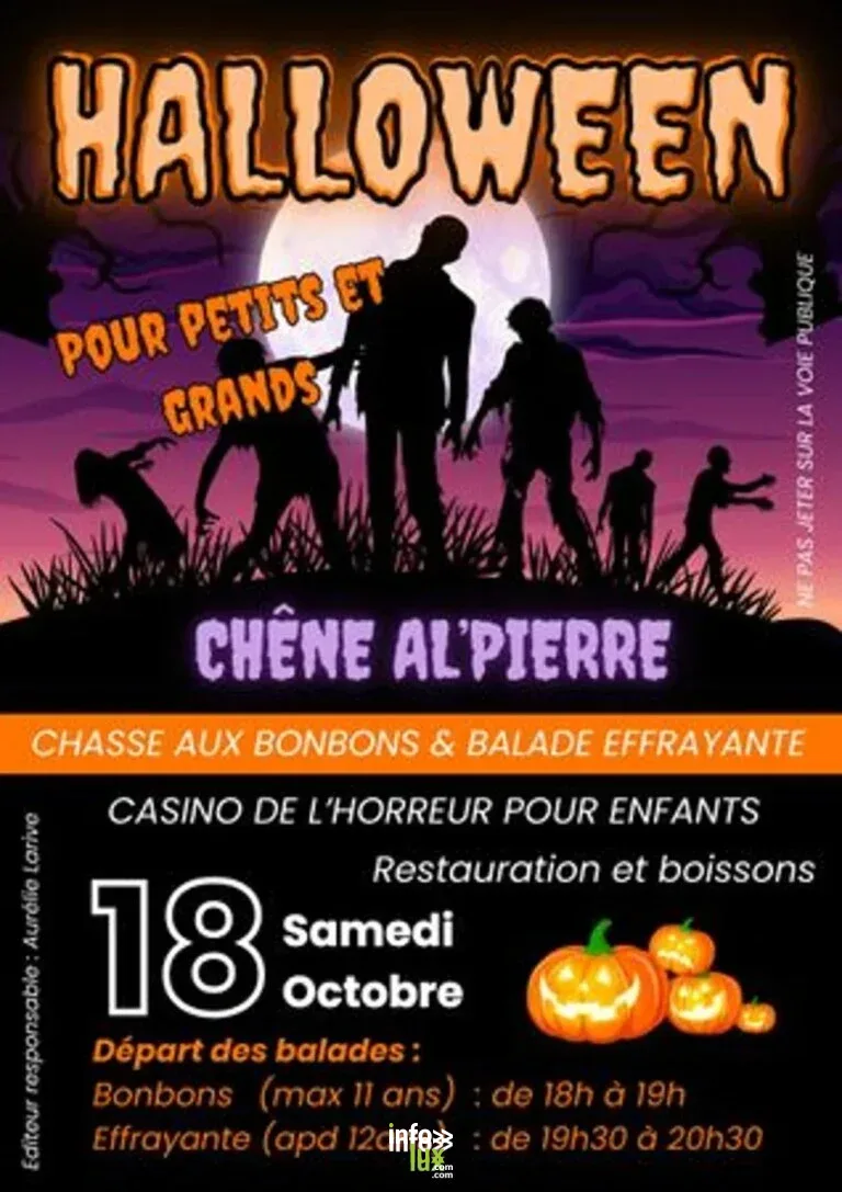 Halloween à Chêne-al'Pierre 2026