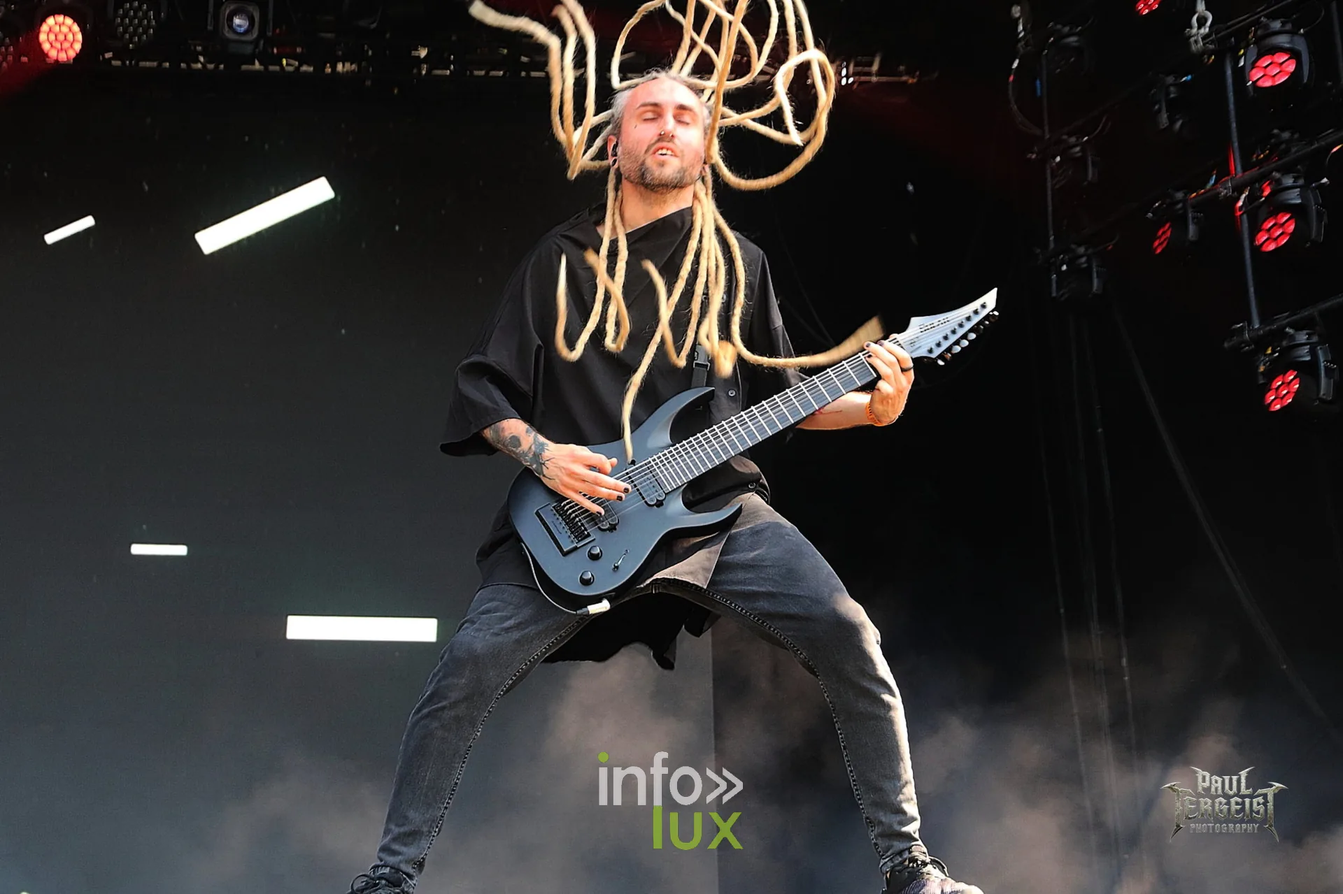 Infected Rain en concert au Graspop Metal Meeting 2026, Lena Scissorhands, photo Paul Tergeist