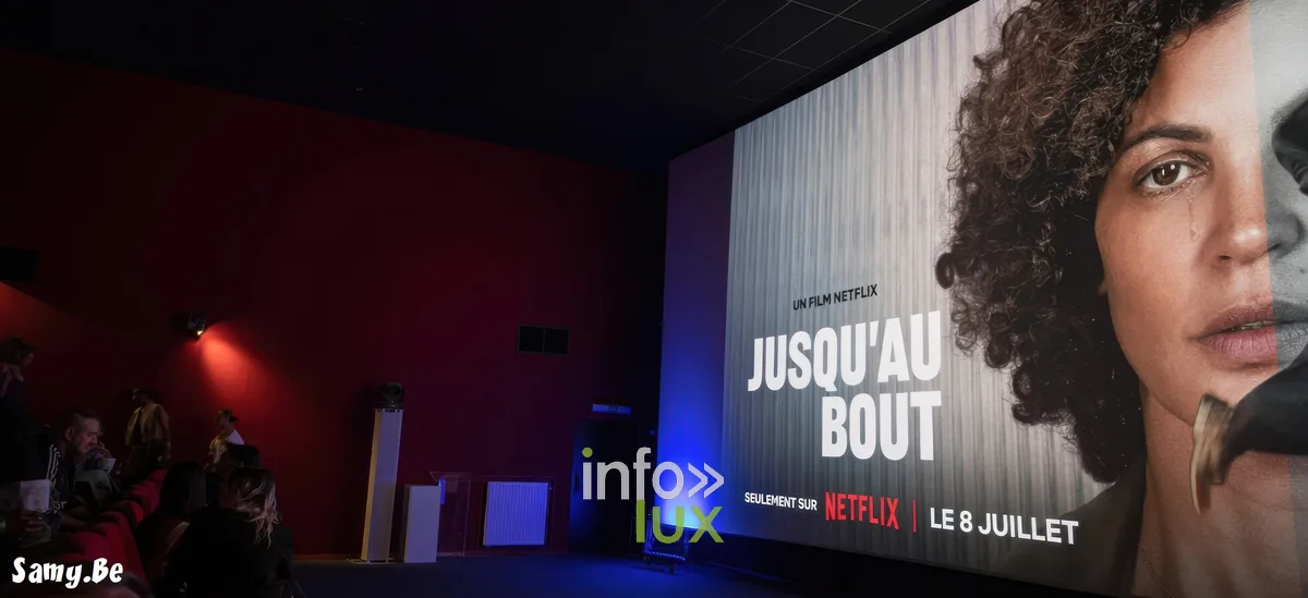 Avant-première du film « Jusqu'au bout » de Nawell Madani au Ciné Wellington, à Waterloo