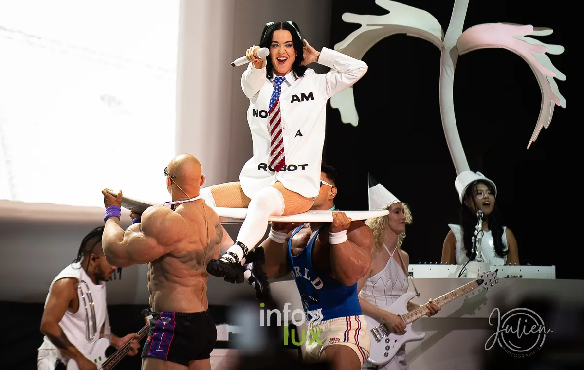 Katy Perry en concert au Nancy Open Air 2026, au Zénith de Nancy