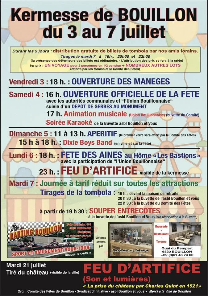 Bouillon > Fête > Kermesse de Bouillon