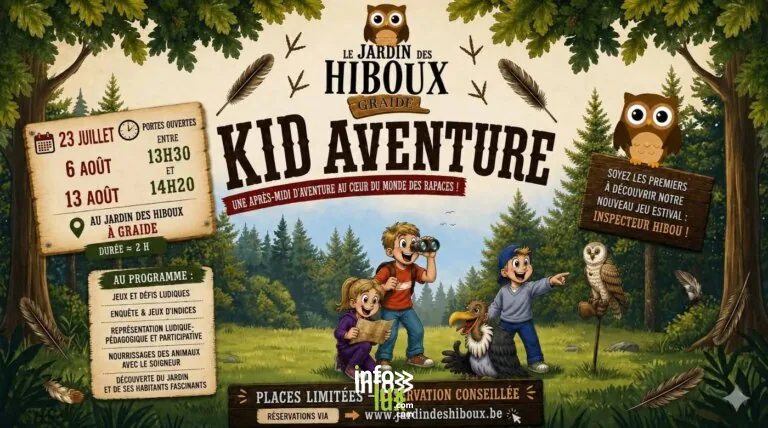 Bièvre > Terroir > Kid Aventure, Le Jardin des Hiboux 2026