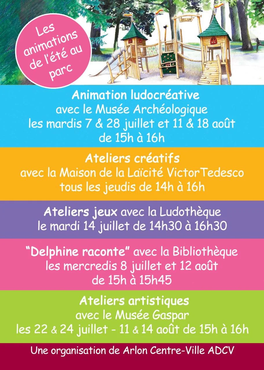 Arlon > Animation > L’été au parc Gaspar
