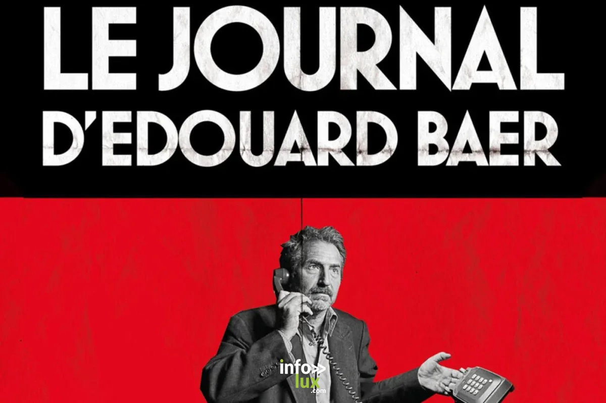Affiche officielle Le Journal d’Édouard Baer 2026