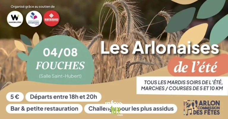Arlon > Sortie > Les Arlonaises de l’été 2026 — Fouches
