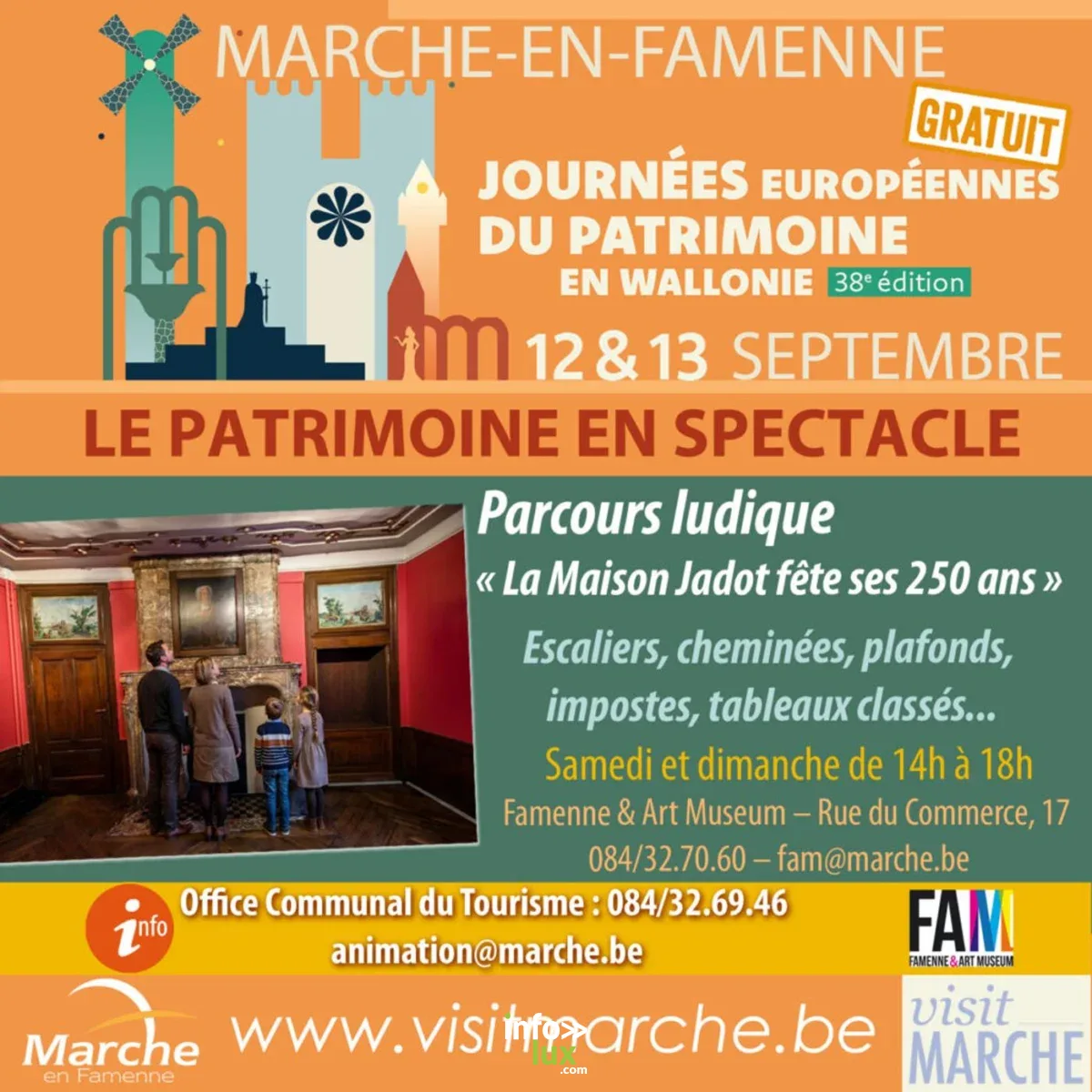 Affiche officielle Les Journées du Patrimoine: La Maison Jadot fête ses 250 ans 2026