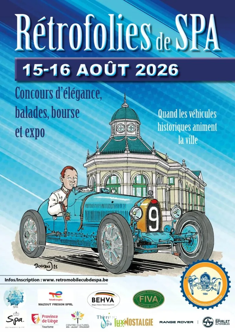 Spa > Sortie > Les Rétrofolies de Spa 2026