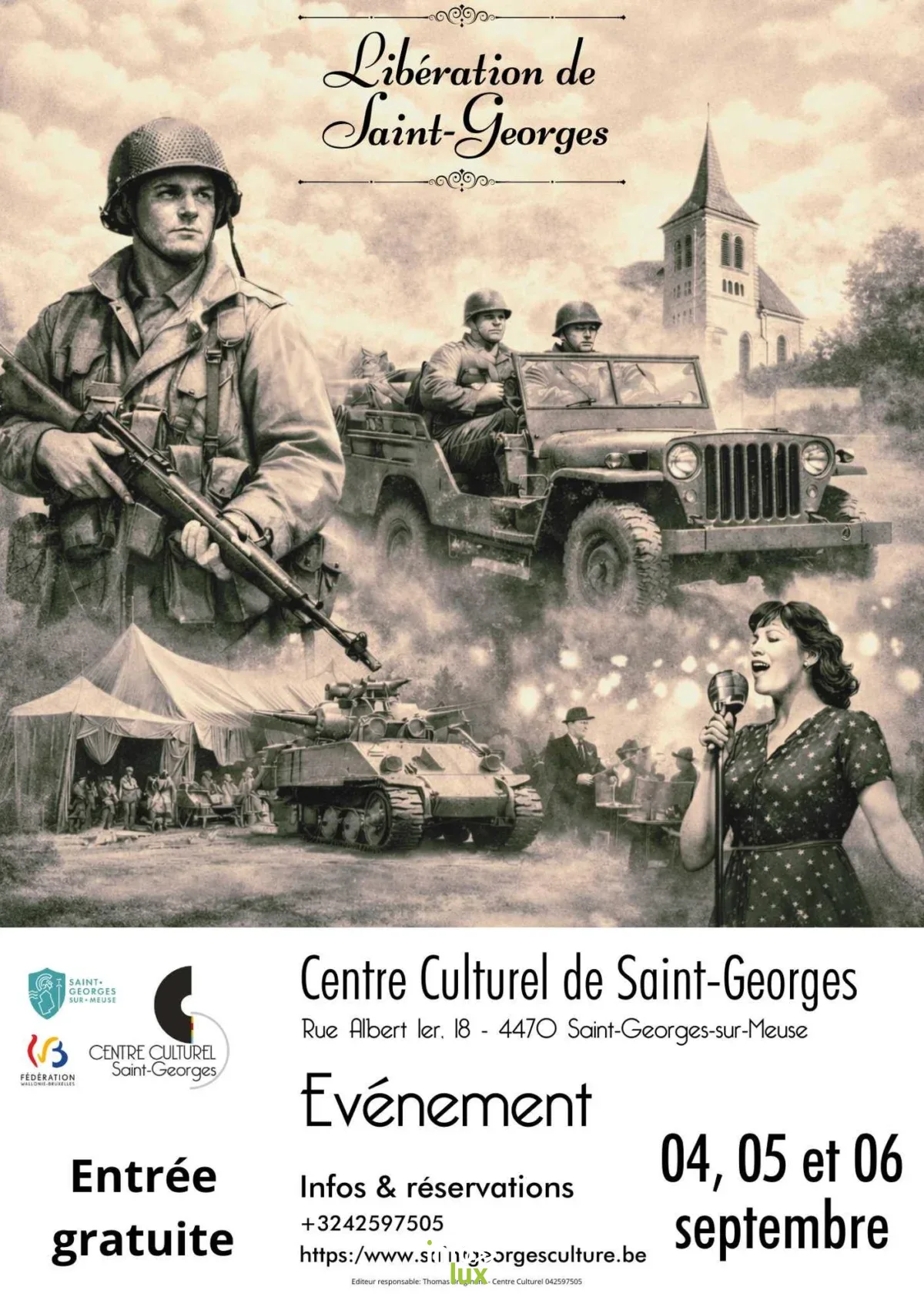 Affiche officielle Libération de Saint-Georges 2026