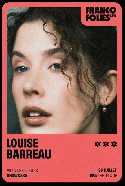 Louise Barreau présente son premier EP « Apocalypse » aux Francofolies de Spa