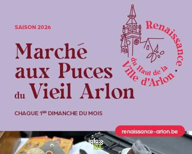 Marché aux Puces du Vieil Arlon — août 2026