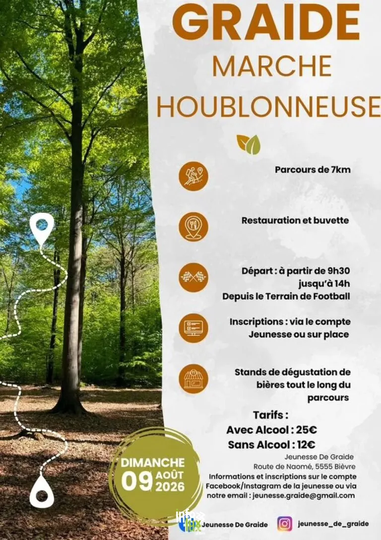 Bièvre > Marché > Marche Houblonneuse Graide 2026