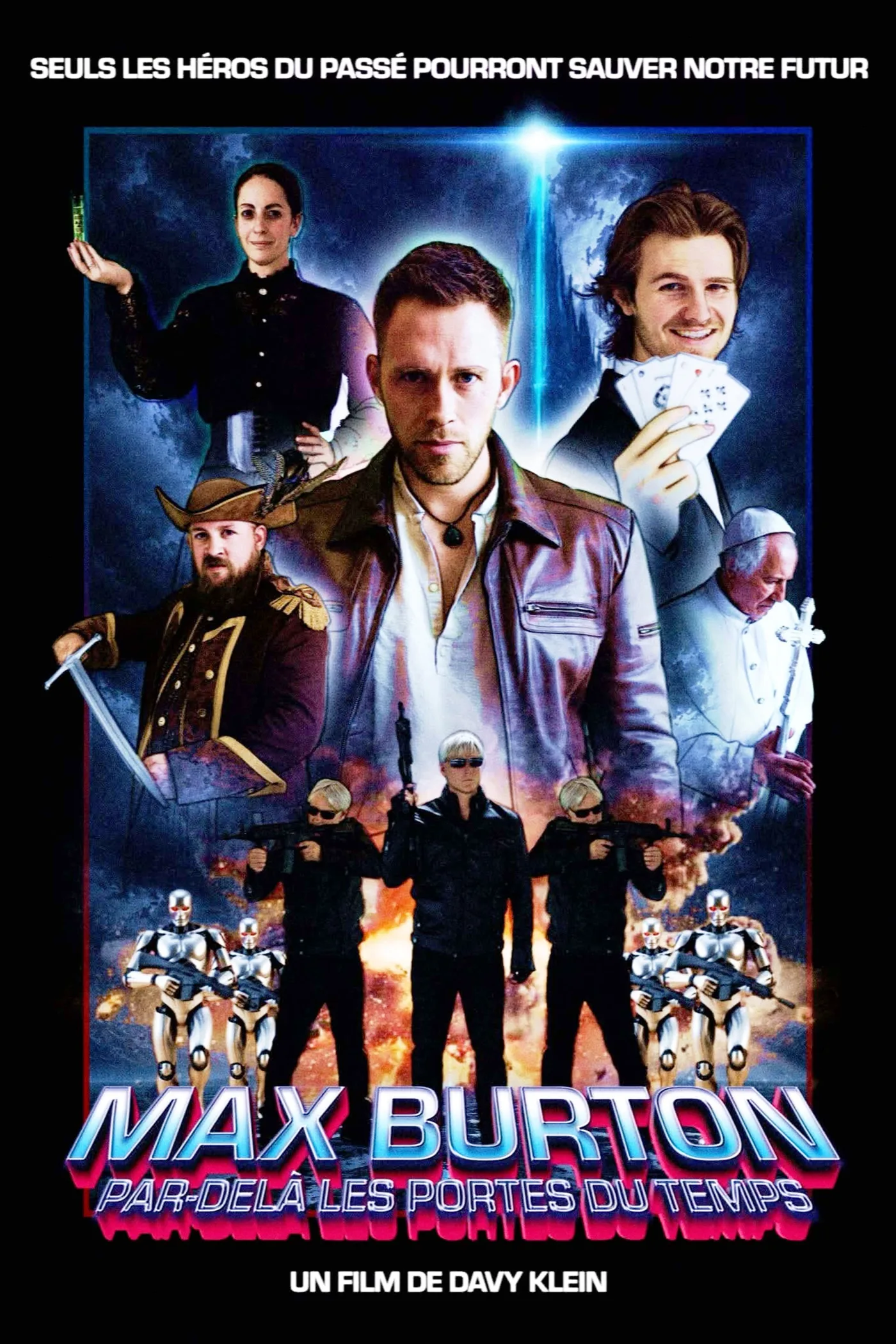 Affiche officielle du film Max Burton par-delà les portes du temps
