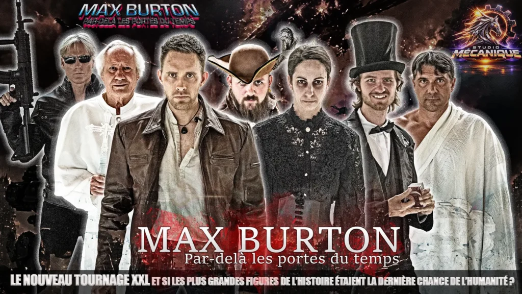 Max Burton, par-delà les portes du temps : le tournage XXL de Studio Mécanique