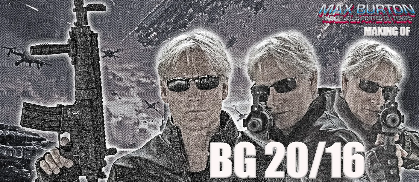 Michel Fouarge en robot BG 20/16 dans Max Burton