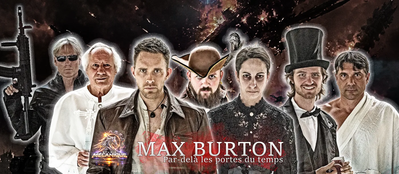 Scène du tournage de Max Burton