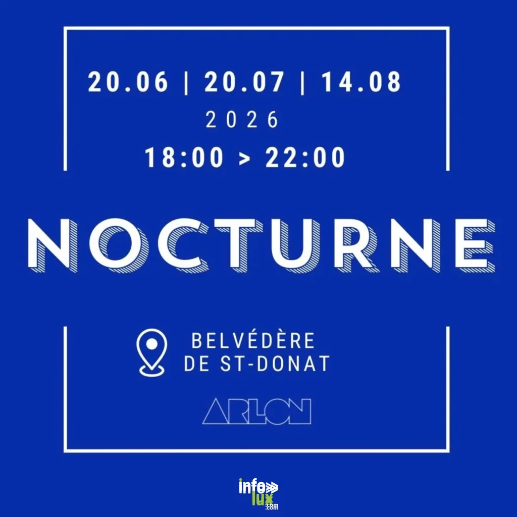 Nocturne au Belvédère — Arlon 2026