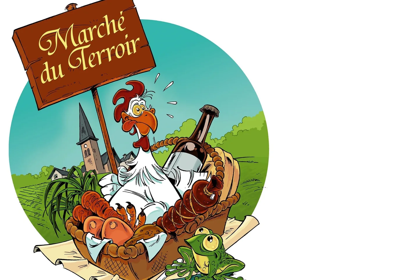 Marché du terroir à Paliseul (Fête Nationale du 21 juillet)
